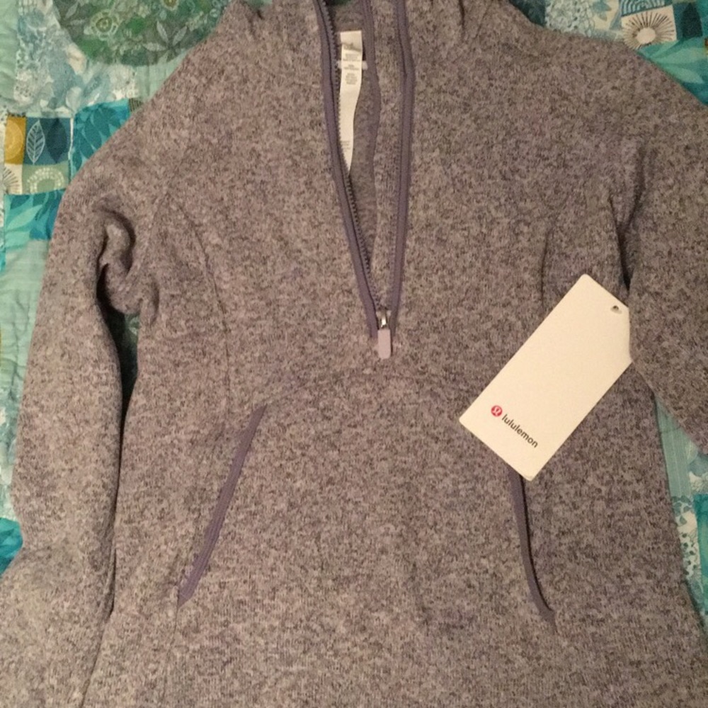 Lululemon fleece and thank you pull over